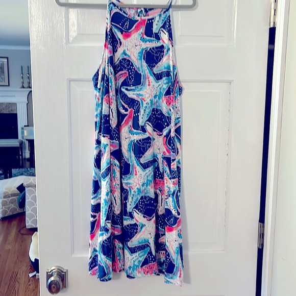 Lilly Pulitzer Dresses & Skirts - Lilly Pulitzer Blue and Pink Patterned Dress